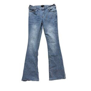 True Religion Becca Bootcut Jeans Women 28 Mid Rise Light Wash Stretch
